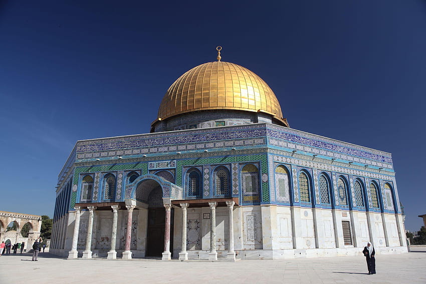 Temple Mount in Jerusalem, dome of the rock HD wallpaper