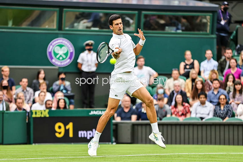 Novak Djokovic Serbien Titelverteidiger Wimbledon 2021, Novak Djokovic Wimbledon-Meister 2021 HD-Hintergrundbild
