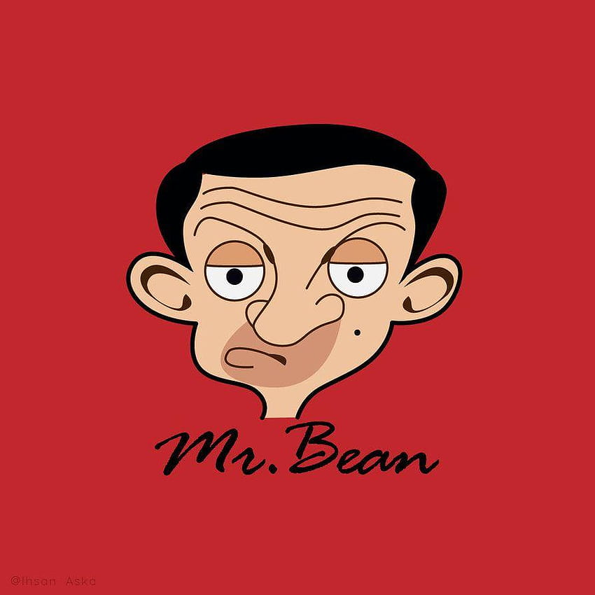 Mr. Bean cartoon by XSUN, mr bean cartoon HD phone wallpaper