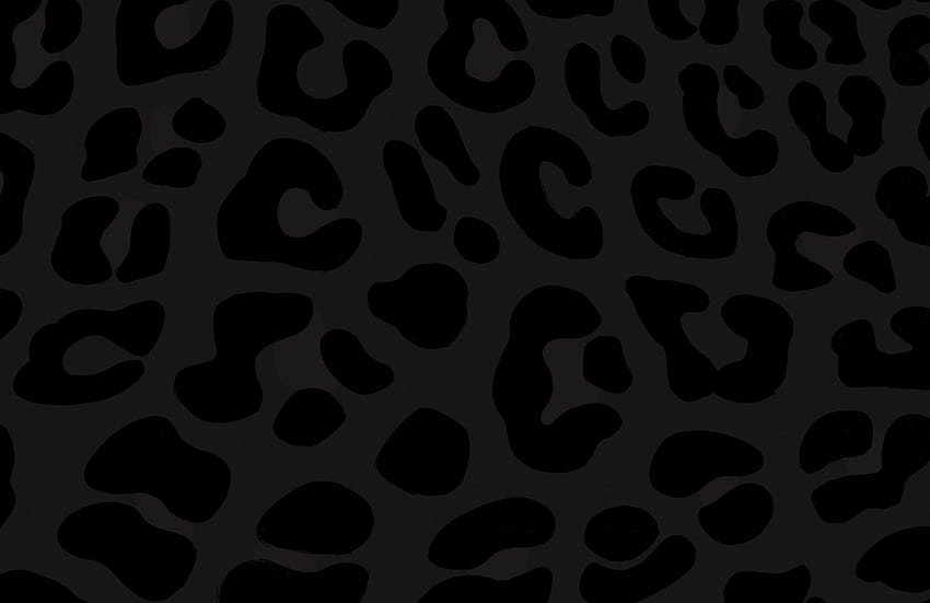 Schwarzes Leopardenmuster-Wand HD-Hintergrundbild