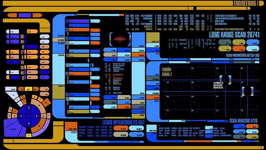 Star Trek Computer-Hintergründe gepostet von Sarah Walker, Star Trek lcars HD-Hintergrundbild
