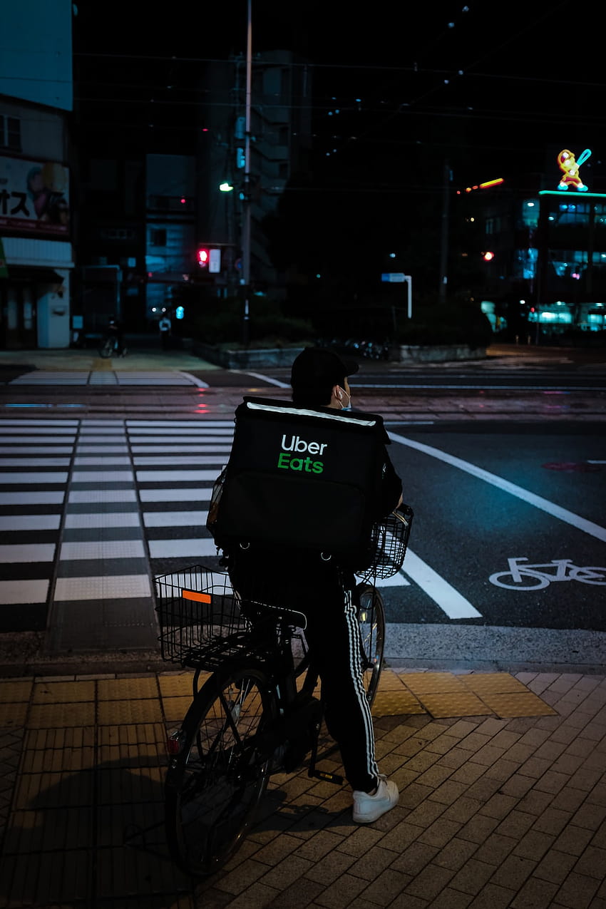 Uber Eats, food delivery HD phone wallpaper