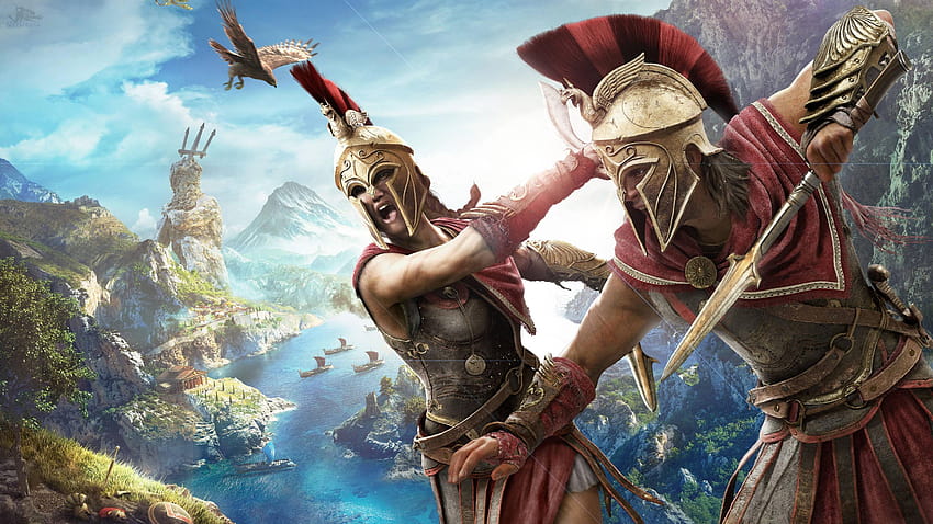 Alexios และ Kassandra Assassin's Creed: Odyssey เกม Assassins Creed Odyssey วอลล์เปเปอร์ HD