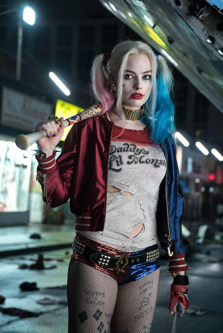Check Out These New of Margot Robbie as Harley Quinn in 'Suicide Squad!',  margot robbie suicide squad HD phone wallpaper | Pxfuel