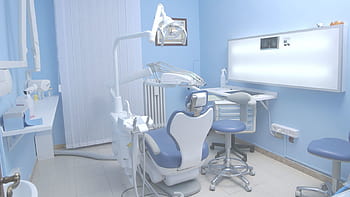 Avikalp Exclusive AWD0038 Dental Clinic Wallpaper White Blue Tooth Zoo   Avikalp International  3D Wallpapers