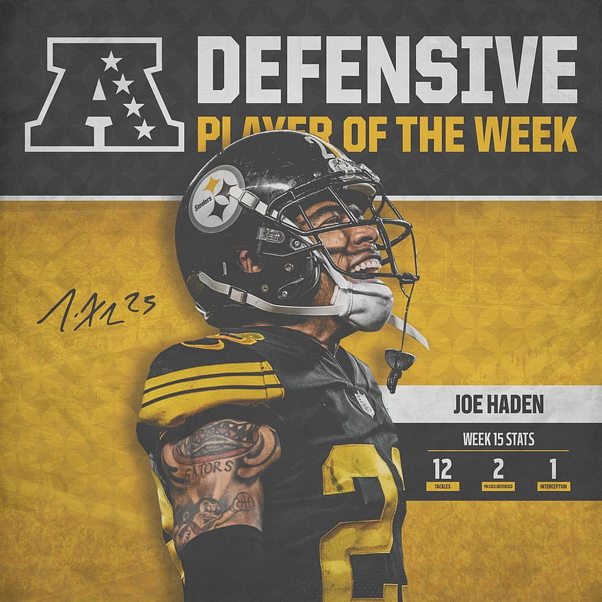Joe Haden has been named AFC Defensive Player of the Week HD phone wallpaper