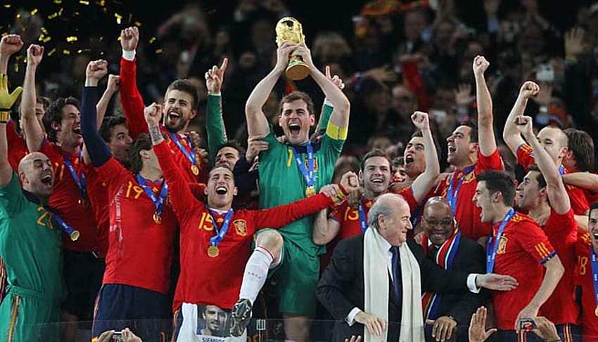 Spain's first World Cup win in 2010 revisited, spain 2010 HD wallpaper