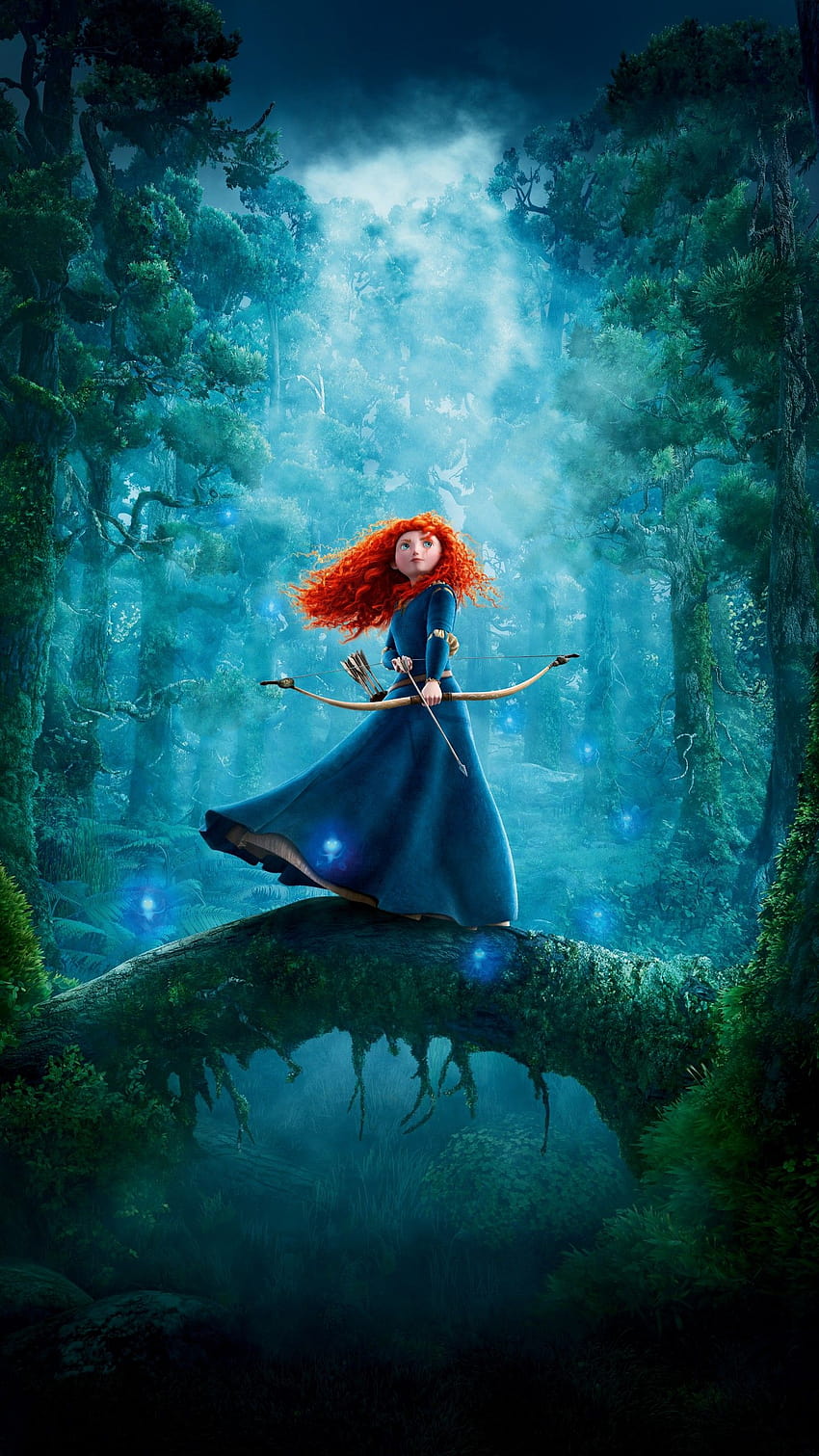 Disney Brave เจ้าหญิงเมริดา วอลล์เปเปอร์โทรศัพท์ HD