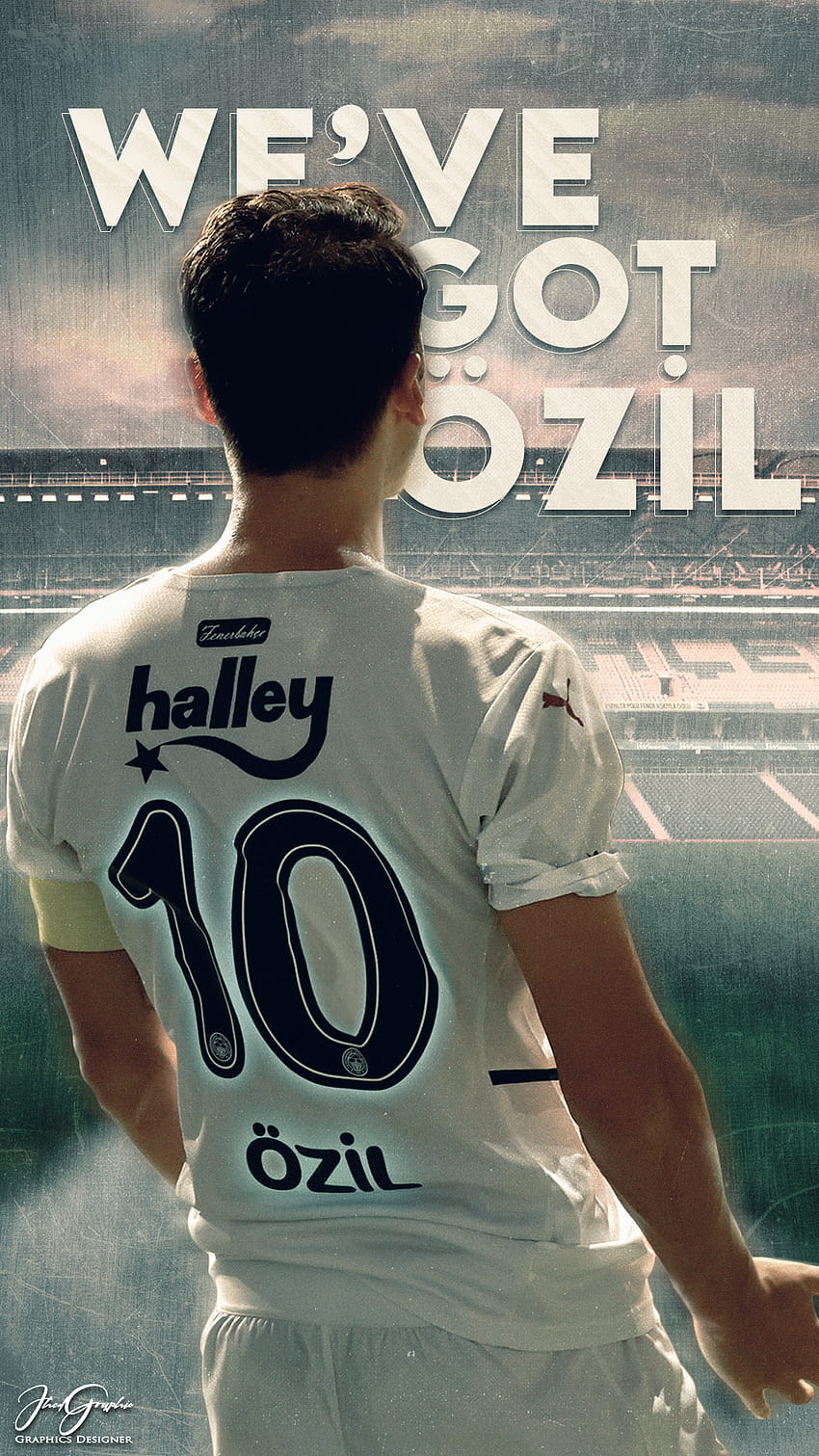 Fenerbahce Mesut Ozil by Jhedes [670x1192] for your , Mobile & Tablet, ozil phone HD電話の壁紙