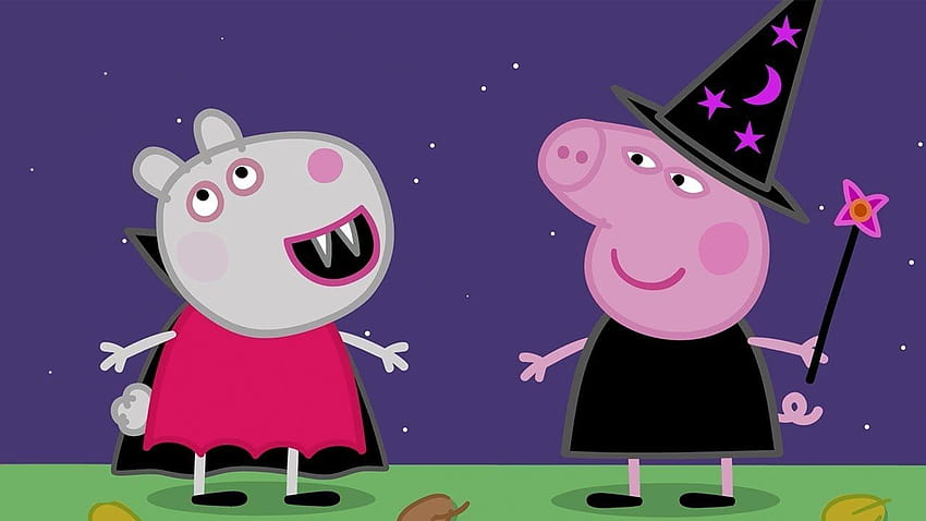 Peppa Pig Episodes, peppa pig halloween HD wallpaper