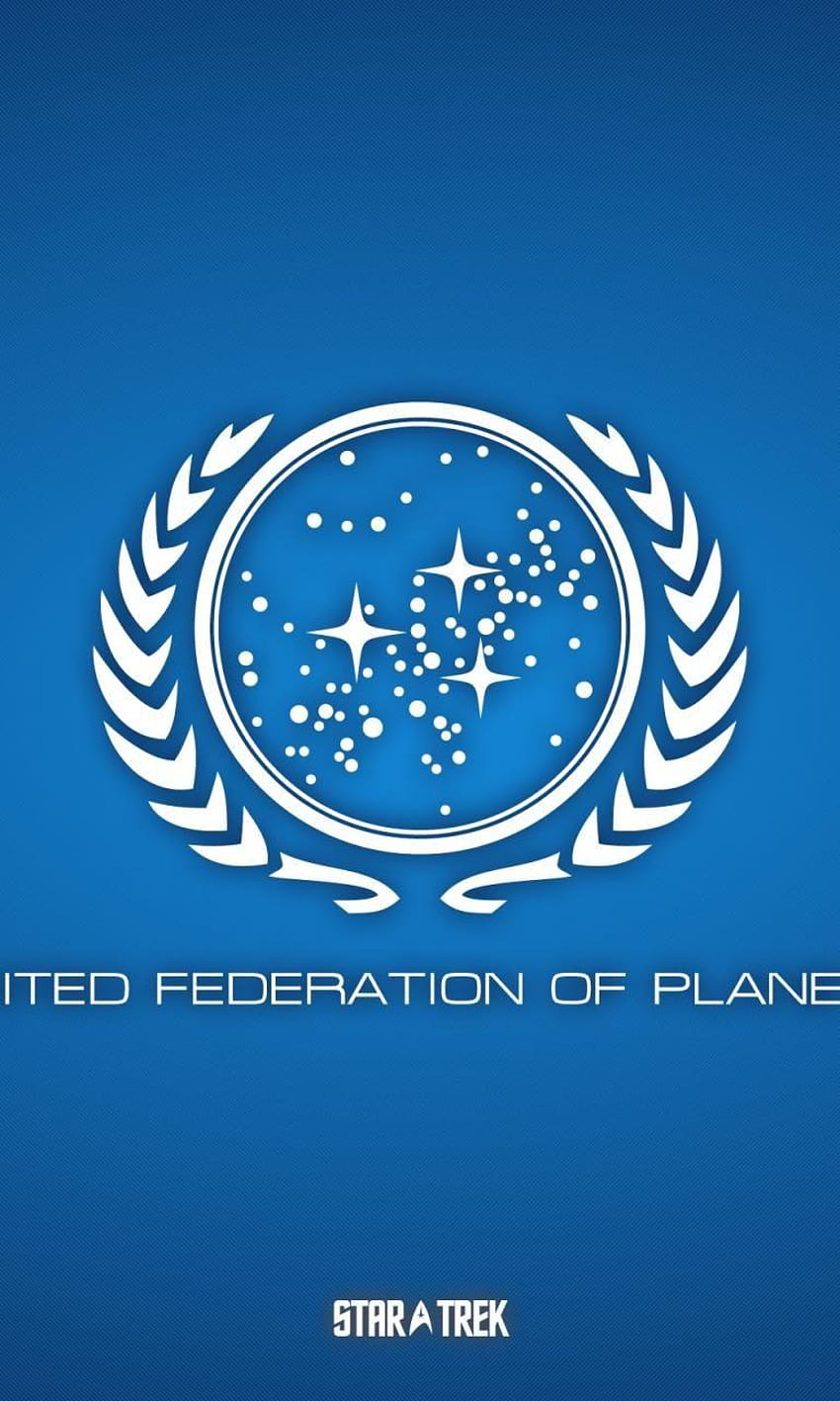 Mavi yıldız yolu birleşik gezegenler federasyonu, yıldız yolu tableti HD telefon duvar kağıdı