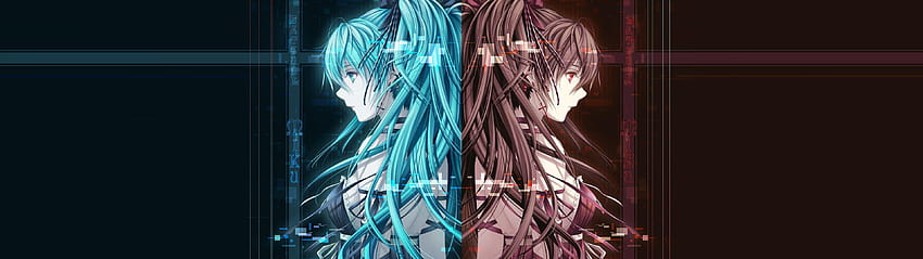 Anime Scenery Dual Screen Backgrounds, anime evil HD wallpaper