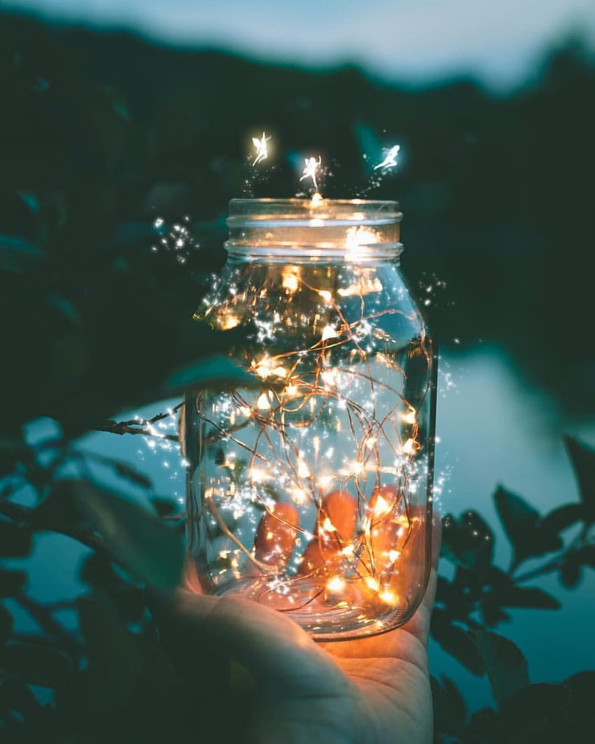 Lights Tumblr, jar of lights HD phone wallpaper | Pxfuel