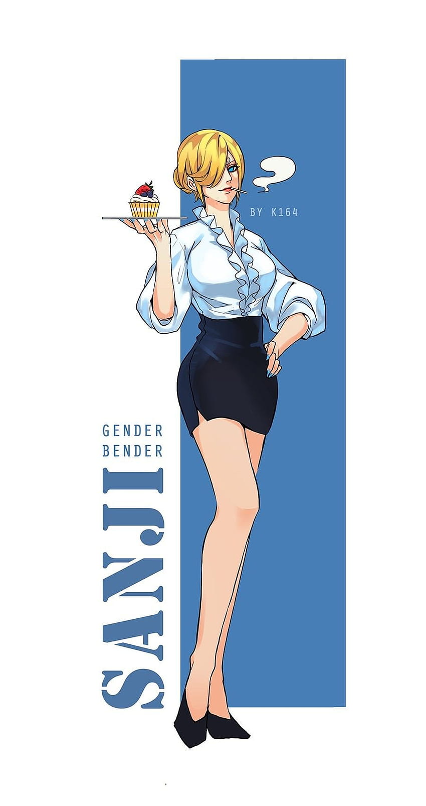 Gender Bender Sanji by K16416 HD phone wallpaper