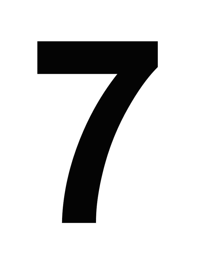 Номер 7, номер седем HD тапет за телефон