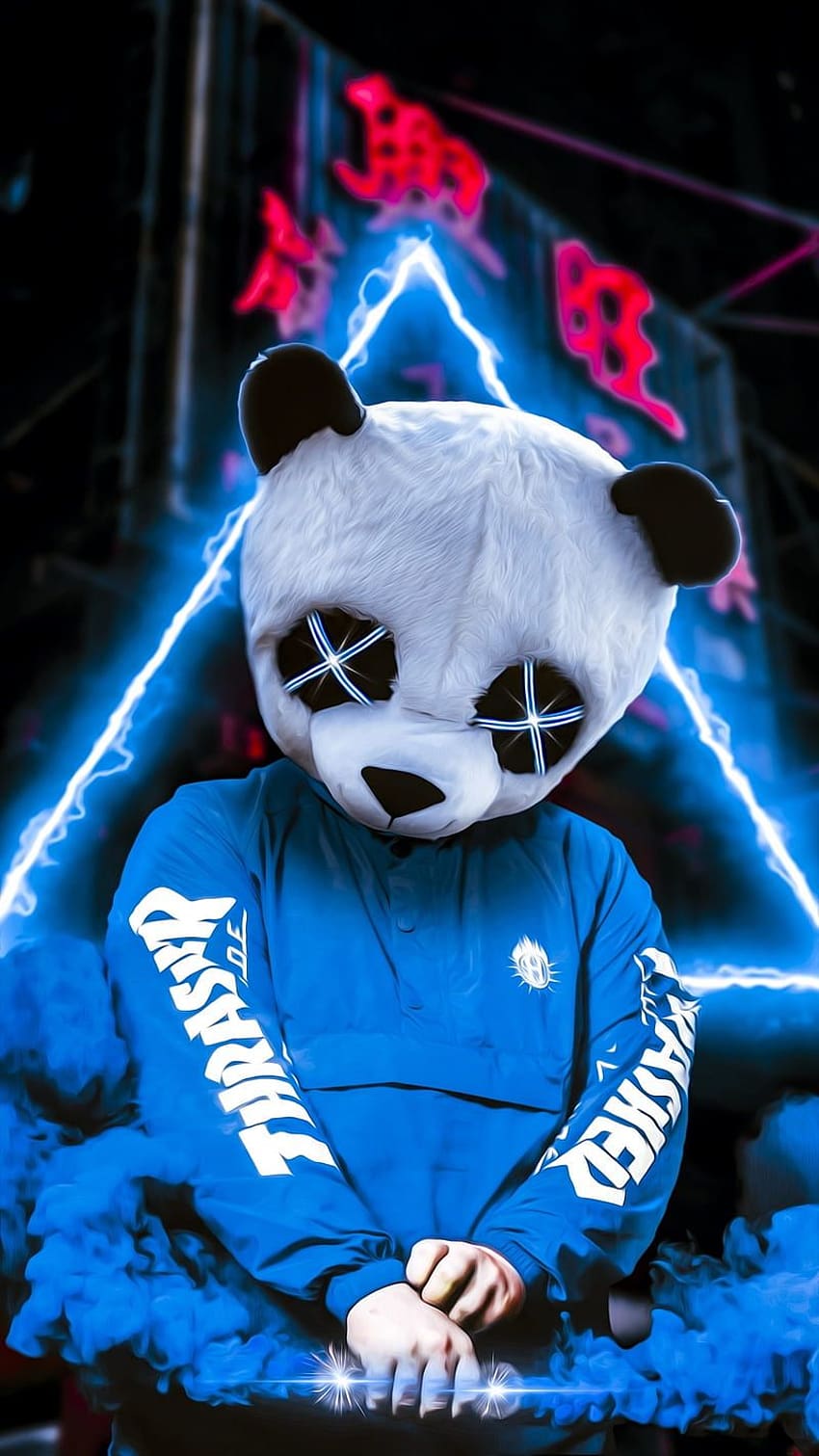 Panda-Maske, Marshmello HD-Handy-Hintergrundbild