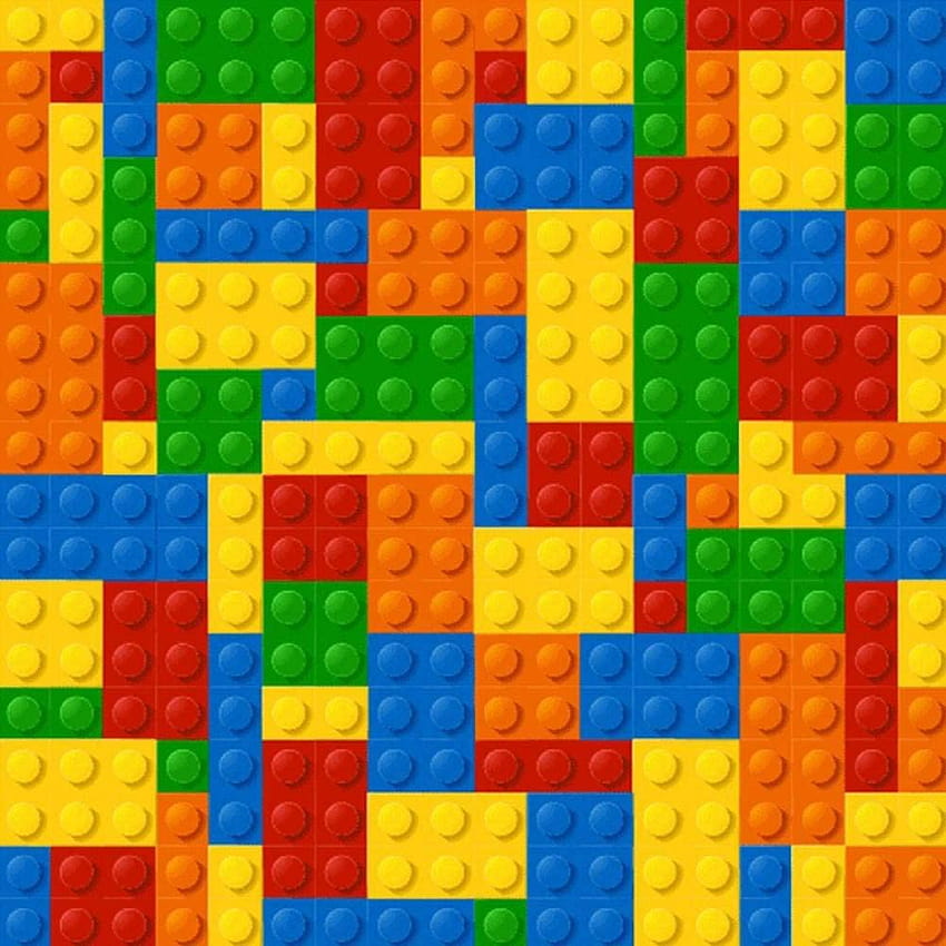HYXMK Custom 3D Lego Bricks Pokój dziecięcy Sypialnia Sklep z zabawkami Tła Dekoracja Pokój dziecięcy Non Tapeta na telefon HD