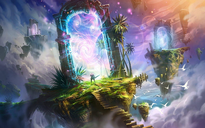 7 Fantasy Land, île fantastique Fond d'écran HD