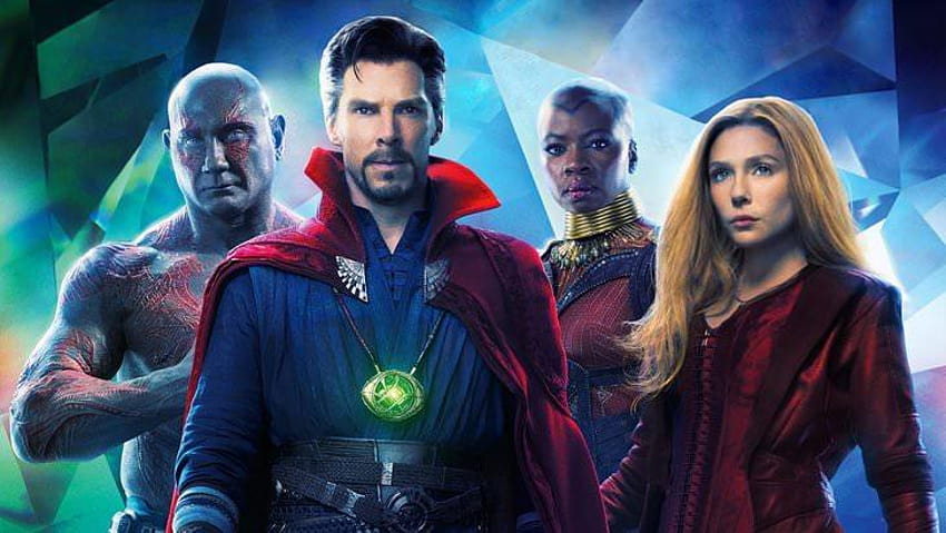 Avengers: Infinity War Doctor Strange Scarlet Witch Drax Okoye, dokter perang infinity aneh Wallpaper HD
