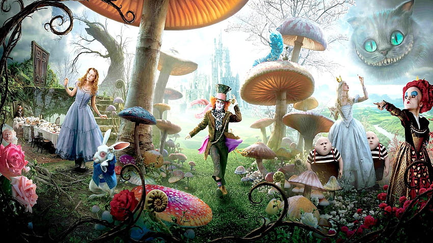 Alice In Wonderland, petualangan alice di wonderland Wallpaper HD
