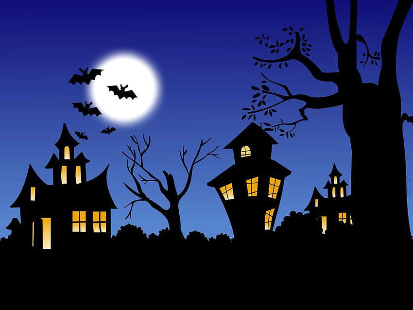 2 of Haunted House Backgrounds Clipart, scary background cartoon haunted houes HD wallpaper