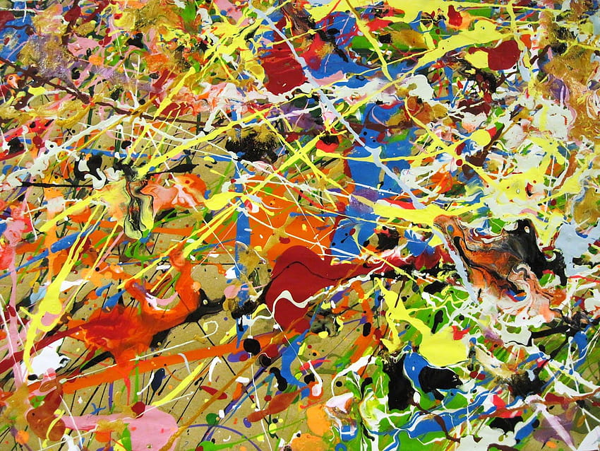 Jackson Pollock HD wallpaper