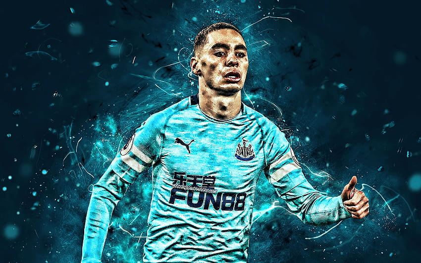 Miguel Almiron, Paraguayan footballers, newcastle united HD wallpaper