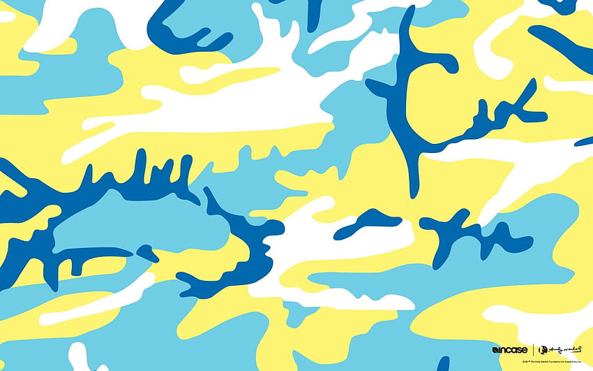 Painting Andy Warhol Camouflage and, yellow camo HD wallpaper