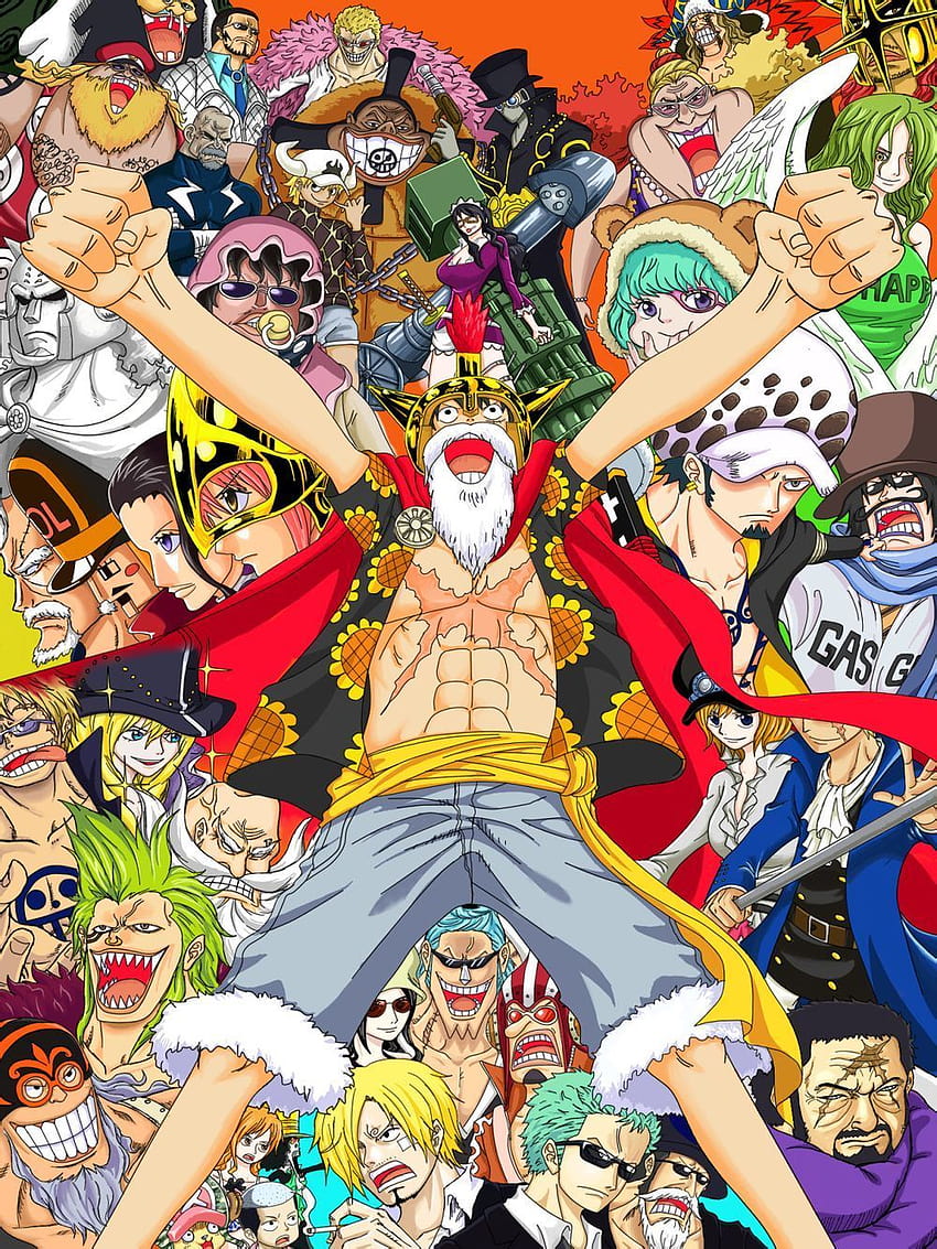 One Piece Dressrosa Arc и скритото лице на Сабо... хехехе HD тапет за телефон