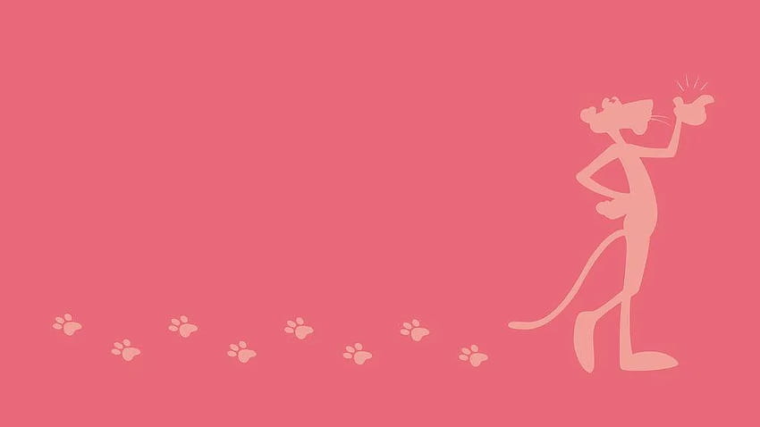 Pantera rosa minimalista fondo de pantalla | Pxfuel