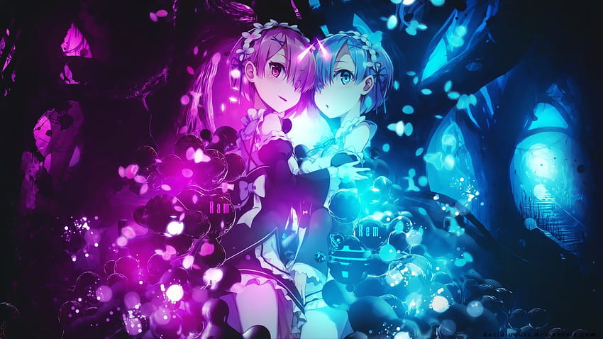 Ram dan Rem, ps4 anime re zero Wallpaper HD