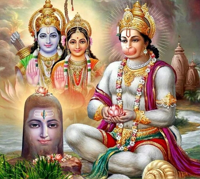 Хануман джи индуски бог за компютър, бог компютър HD тапет