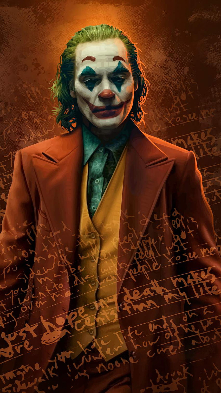 Joker Poster Sanatı iPhone HD telefon duvar kağıdı