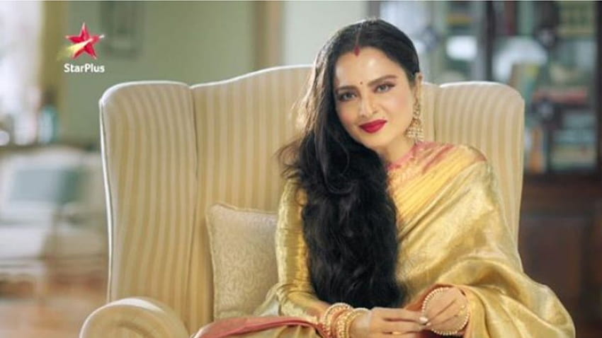 Rekha makes a gorgeous debut on TV with Star Plus' new show Ghum Hai Kisi Ke Pyaar Mein, gum hai kisi ke pyar mein HD wallpaper