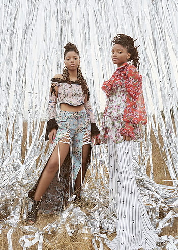 The R&B Duo Chloe x Halle Were in the Front Row of Tory Burch