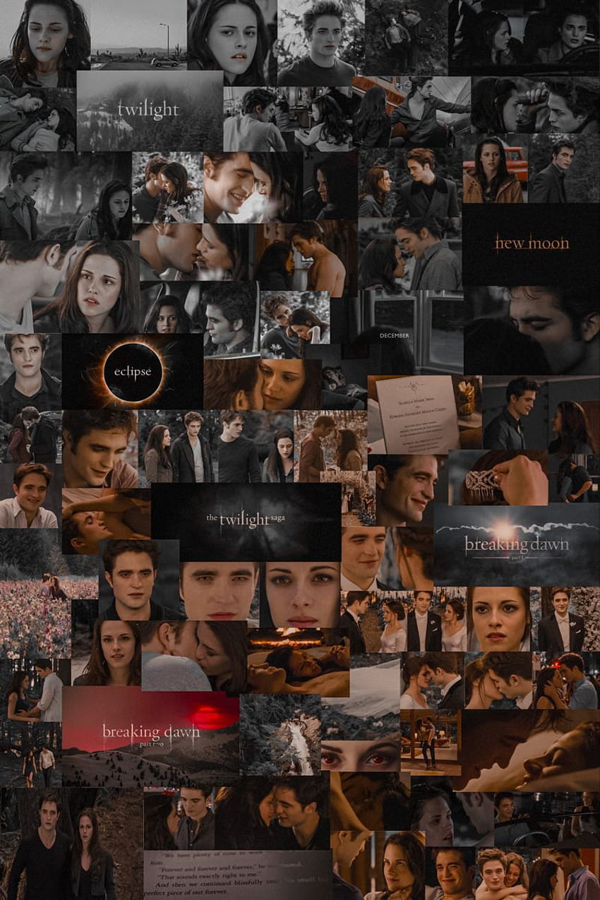Twilight Saga Edward dan Bella, estetika senja wallpaper ponsel HD