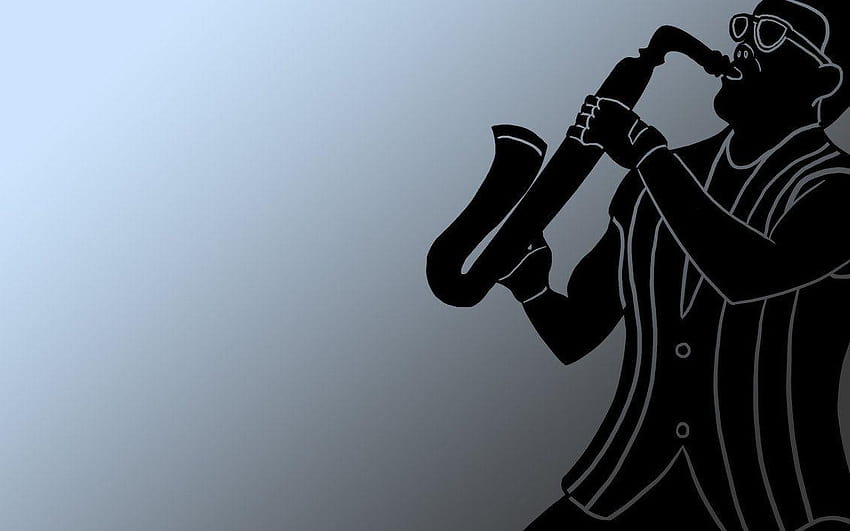 Epic sax guy Silhouette V2 by Beaverbasun 高画質の壁紙