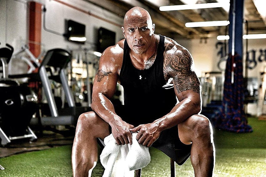 Dwayne Johnson Bodybuilding , Hintergründe, Dwayne Johnson 2018 HD-Hintergrundbild