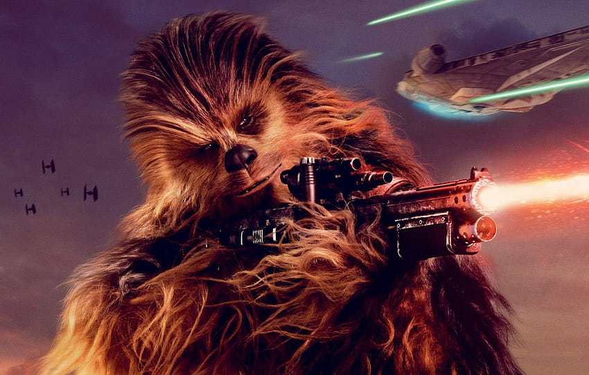 Perang bintang, lightsaber, pesawat luar angkasa, Han Solo, Han Solo, han solo, dan chewbacca Wallpaper HD