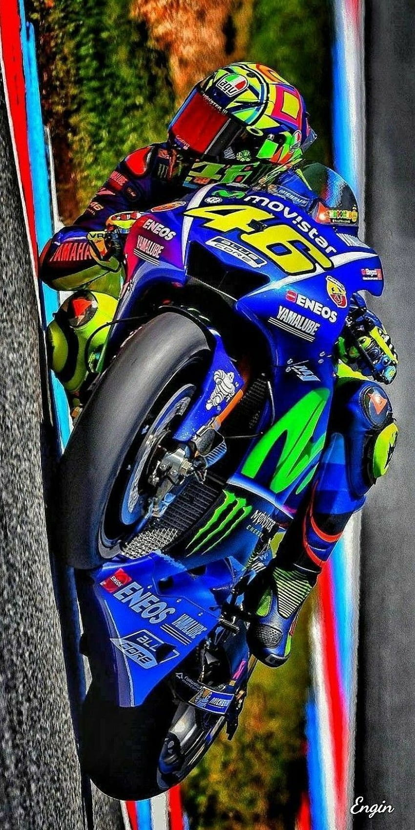 Valentino Rossi w 2020 roku, motogp 2020 Tapeta na telefon HD