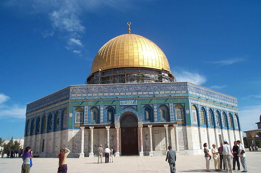 graphy, dome of the rock HD wallpaper
