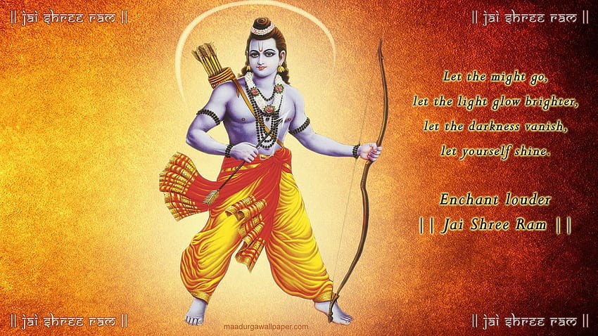 Signore Rama, Sri Ramachandra Sfondo HD