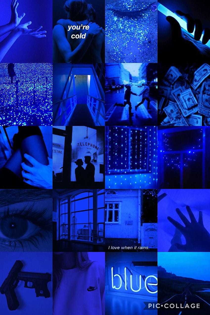 Neon blue collage HD wallpapers | Pxfuel