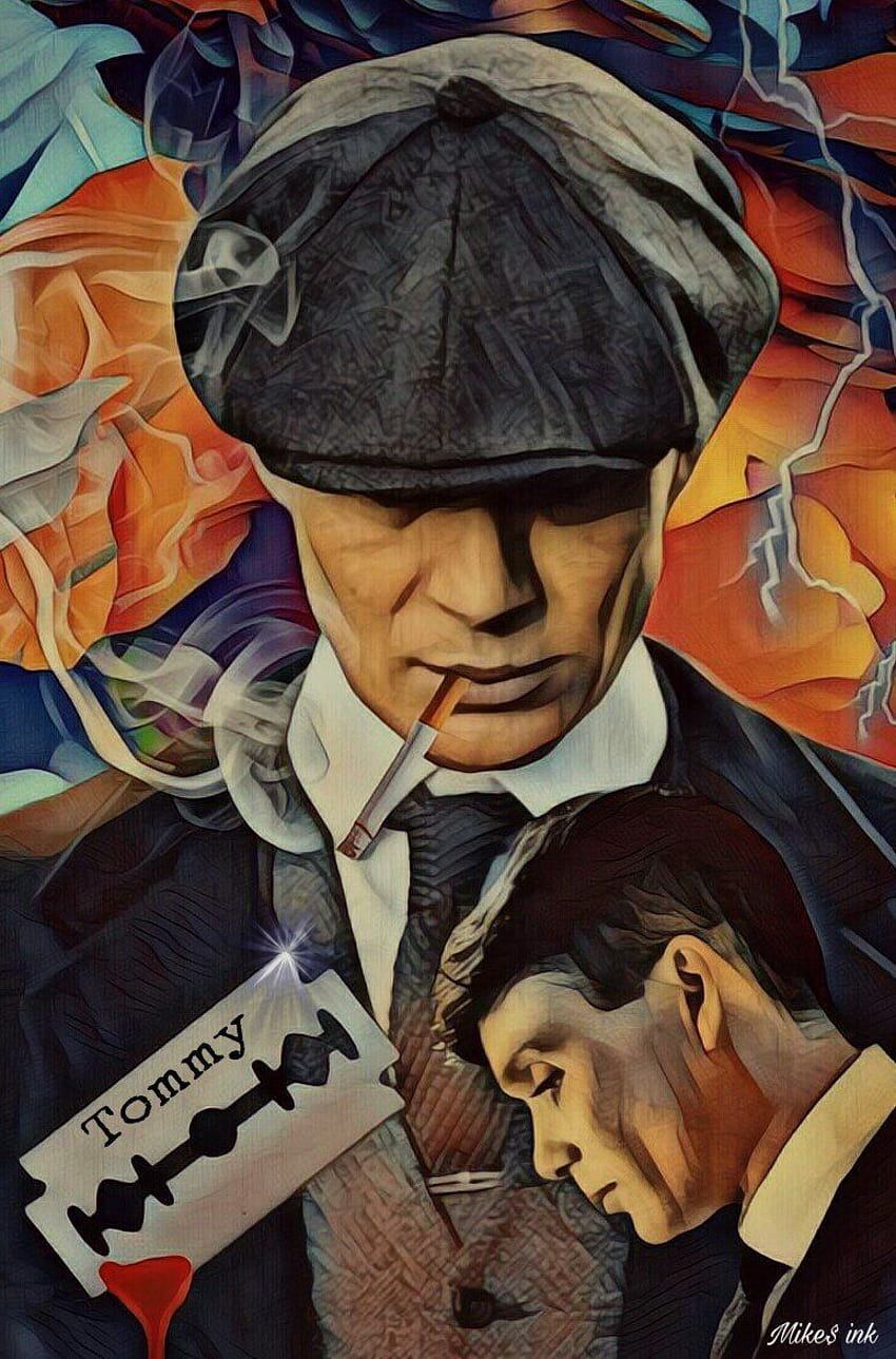 Tommy Shelby Peaky Blinders 영어 범죄 드라마 1920년대, thomas shelby for mobile HD 전화 배경 화면