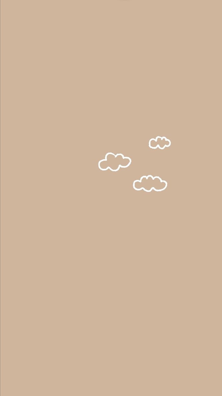 Plain Brown Aesthetic posted by Zoey Sellers, brown minimalist HD phone wallpaper