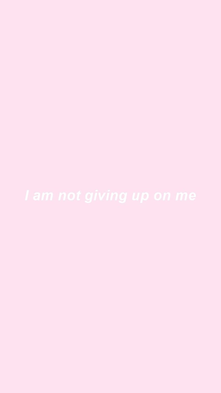 Pink Tumblr posts, aesthetic quotes pink HD phone wallpaper | Pxfuel