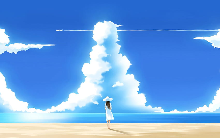 8 Anime Sky on ... afari、水色のアニメ 高画質の壁紙