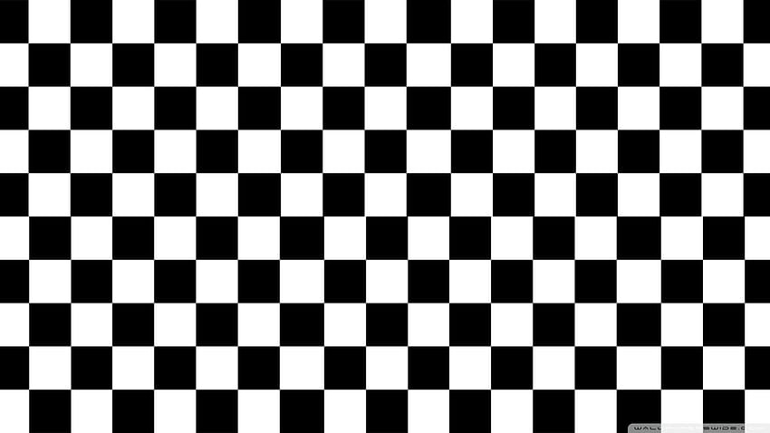 Tabuleiro de damas preto e branco, xadrez papel de parede HD