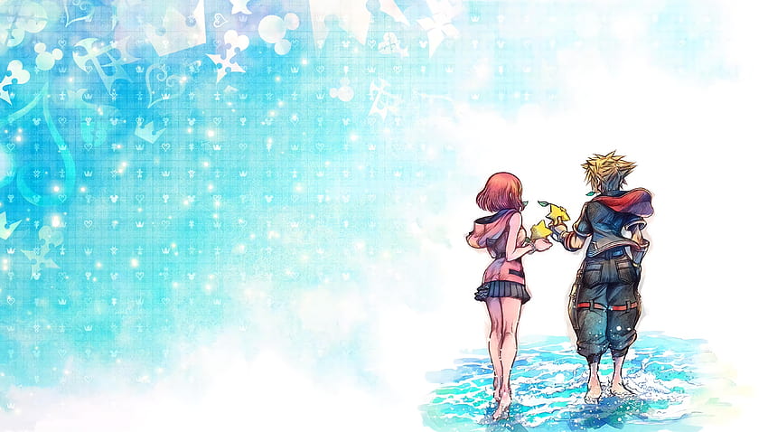 ¡Aquí está la obra de arte del tema DLC New Kingdom Hearts 3 ReMind como un! : Kingdom Hearts, corazones del reino iii re mente fondo de pantalla
