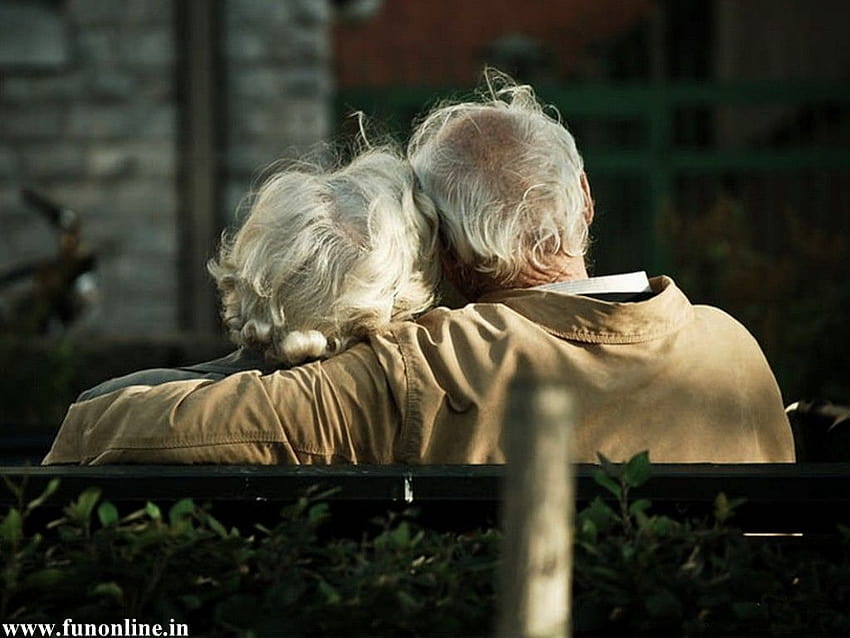 Old Couple HD wallpaper